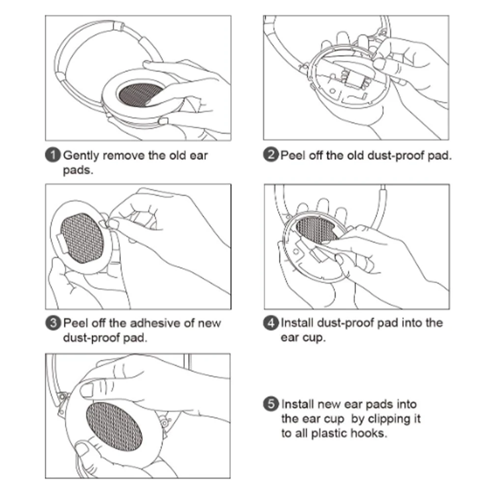 1 زوج استبدال وسادات الأذن بطانة للأذن وسائد الأذن يغطي سماعة الأذن وسائد ل Corsair Void Pro Elite سماعات الألعاب