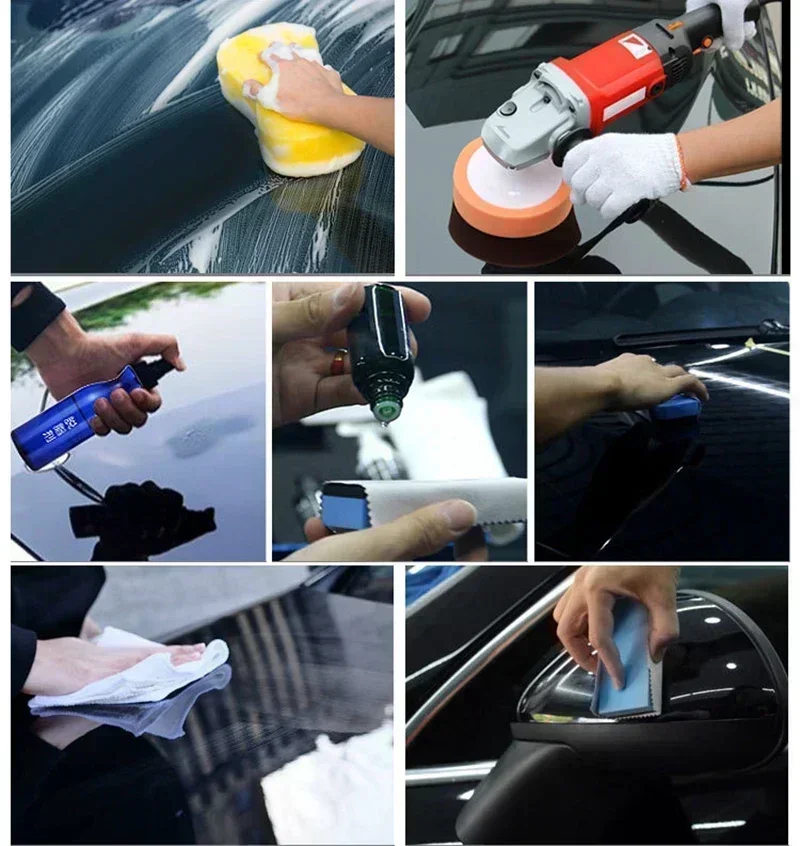 30ml 50ml Nano Ceramic Coating Graphene 9H Pro Hydrophobic Paint Protection Car High Temperature Resistance Scratch Resistance