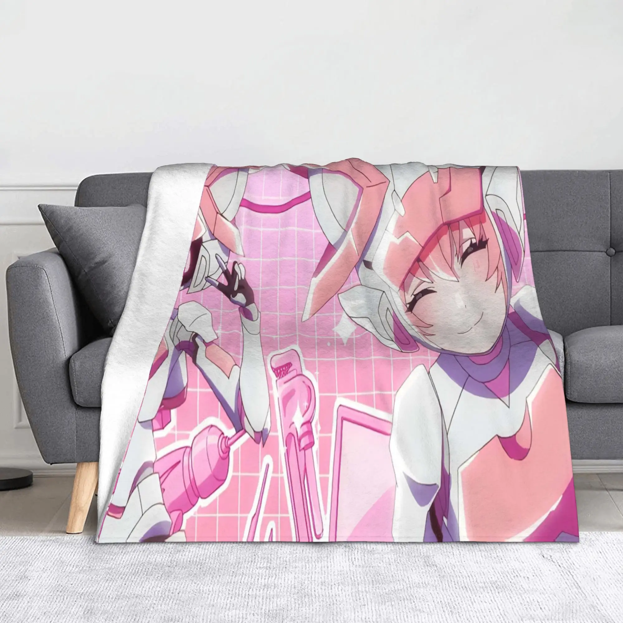 بطانية To Be Hero X Anime من القطيفة، بطانية رمي لغرفة النوم، مفارش سرير محمولة ناعمة ودافئة