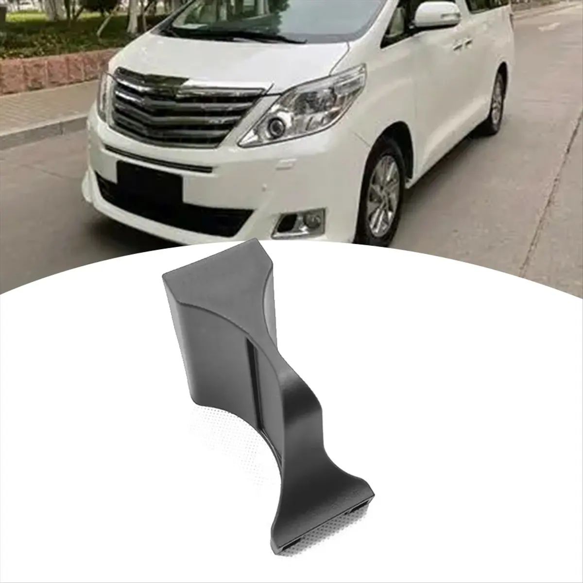 Super Sale Car Front Cup Holder Insert Limiter 55633-58020 for Toyota Alphard 20 Series 2008-2014 Drink Holder Storage Box Divid