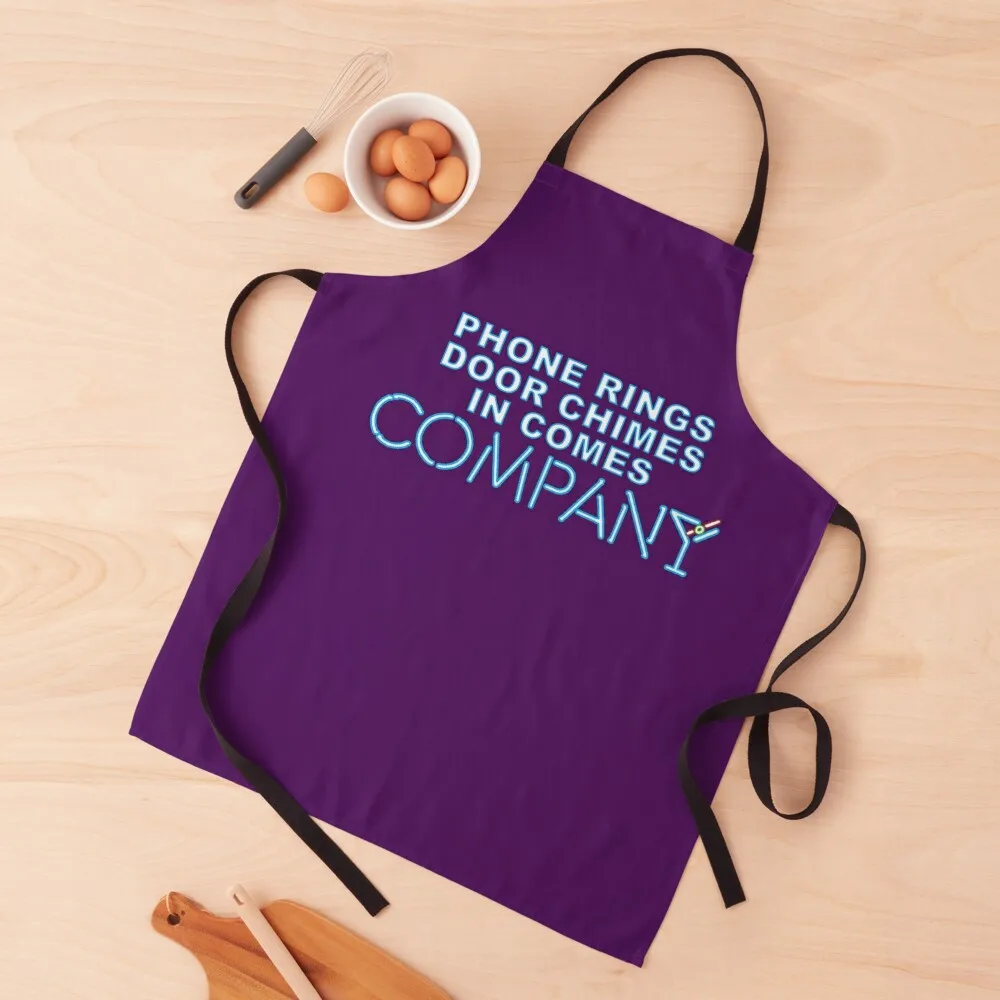 

Company Broadway- Phone Rings, Door Chimes in comes Company Apron Kitchen accessories christmas Goods For Home And Kitchen Apron