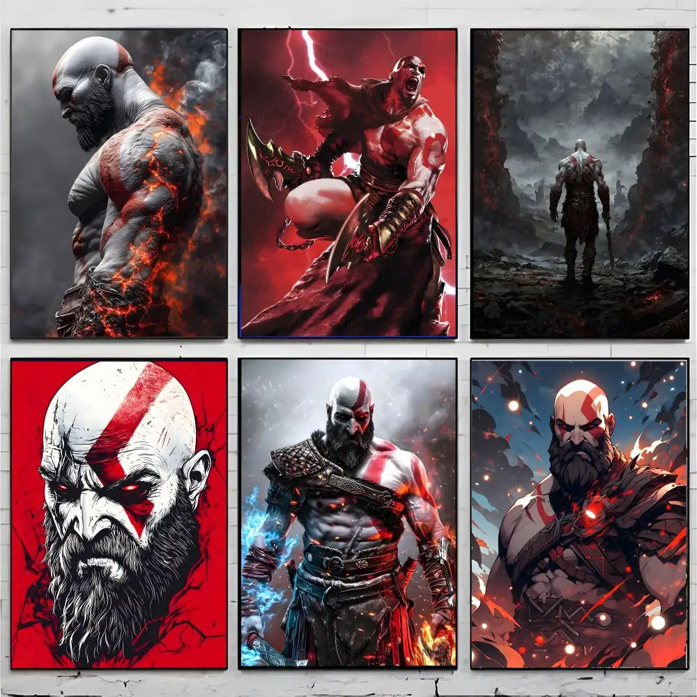 action game G-God of War Poster Superior Home Space Pub Indoor Decorative Art & Home Decor