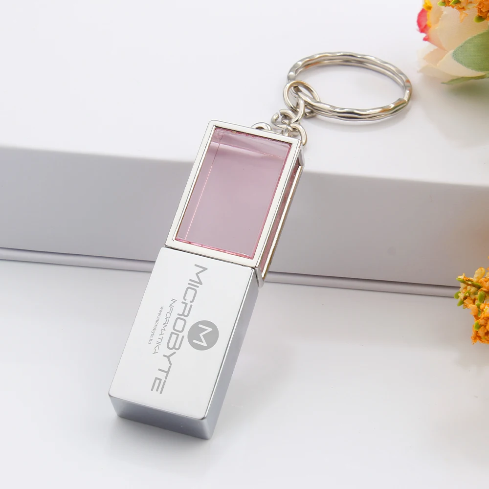 Jaster Mini Metall rosa Kristall USB 2.0 64GB u Disk Pen Drive 16GB USB-Flash-Laufwerk Memory Stick 32GB Speicher Disk Geschäfts geschenke