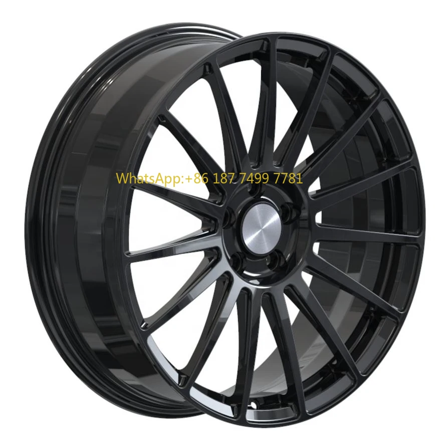 

Multi Spoke Gloss Black Forged Rims 17 18 19 20 22 Inch Forged Alloy Racing Car Wheels