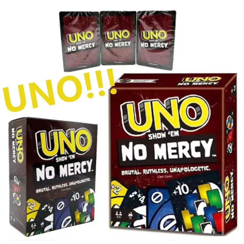 

*^*Hot Uno No Mercy Game Настольные игры UNO Карты Настольные семейные вечерние развлечения UNO Games Карточные игрушки Дети День рождения Рождество