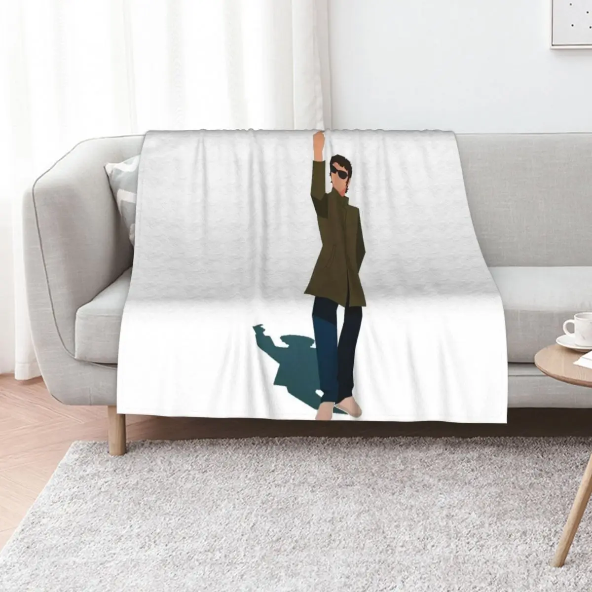 Liam Gallagher Throw Blanket Summer Cool Breathable Blanket for Sleeping