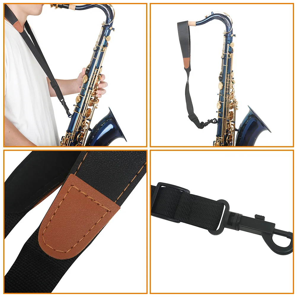 

Saxophone Strap Accessories Alto Neck Adjustable Shoulder Strip Soprano Child