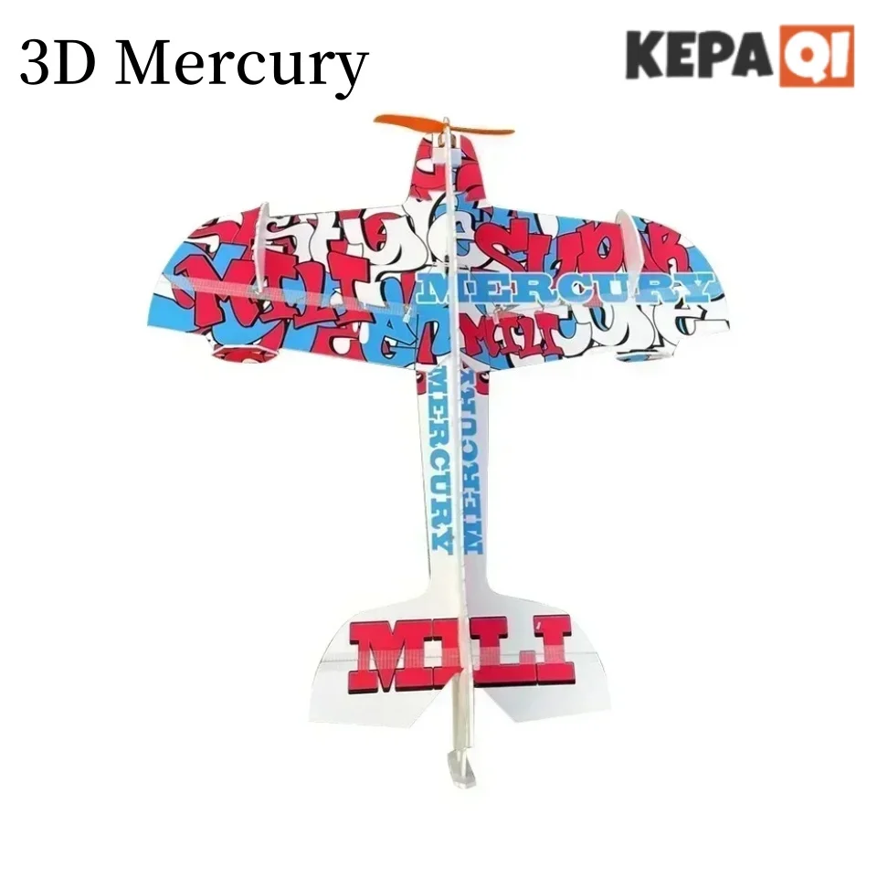 Tablero mágico de Mercury 3D, modelo de avión de entrenamiento para principiantes, ala fija, tablero anticolisión, Avión de Control remoto F3p