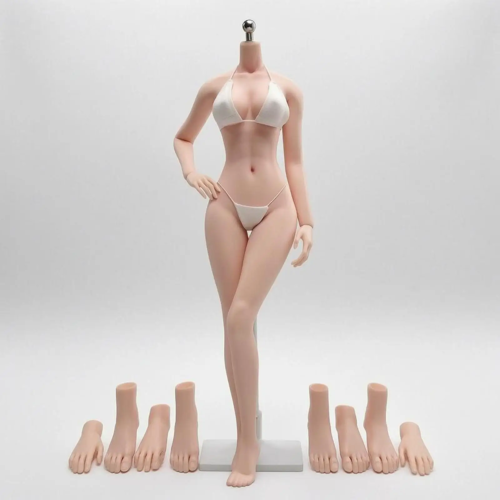 1/6 Scale Seamless Female Figure Body TPE 1/6 Scale Seamless Female Body Stainless Steel Skeleton for Display - view 2