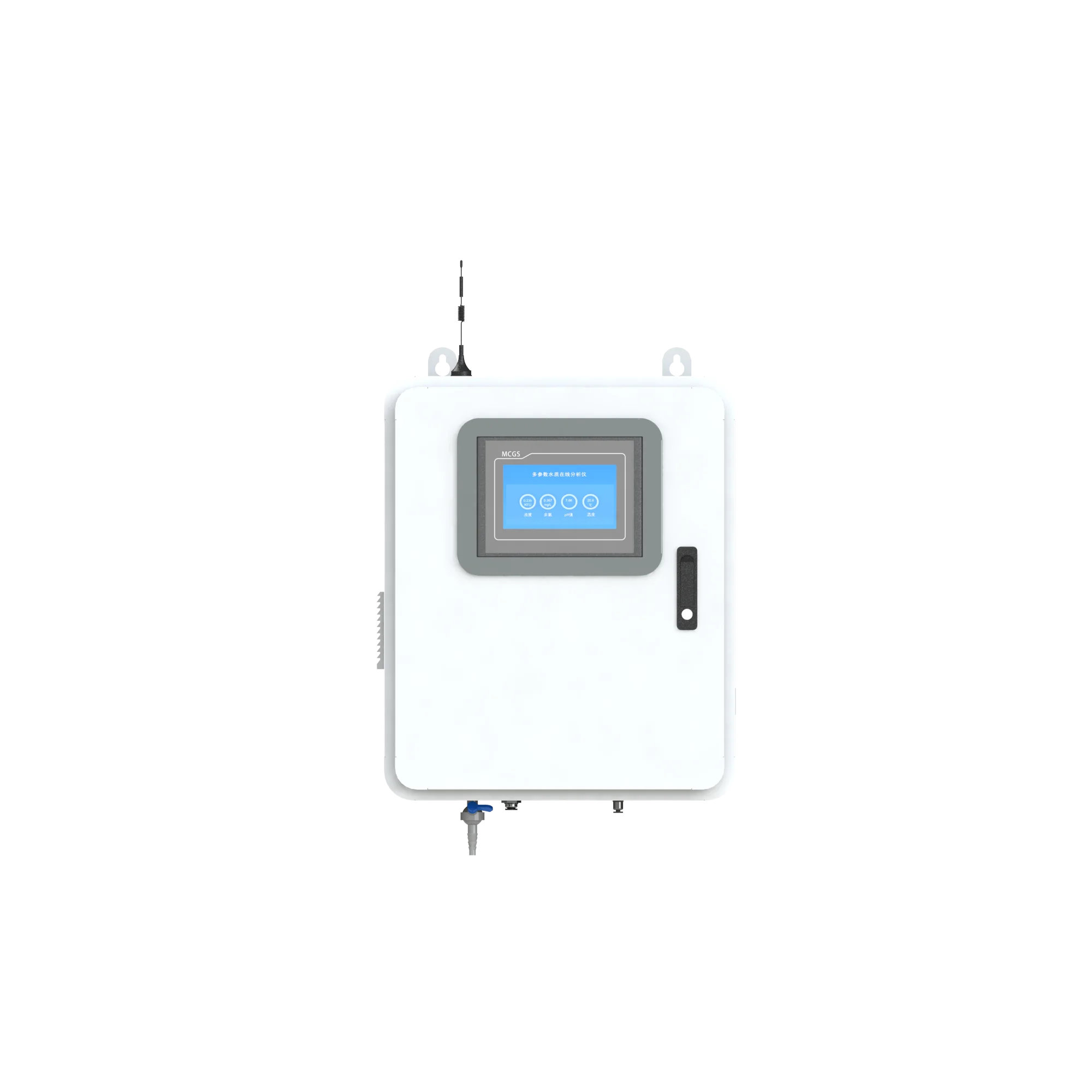 OEM Multiparameter Water Quality Tester Pressure Turbidity Free Chlorine Sensor pH ORP Conductivity Dissolved Oxygen Meter