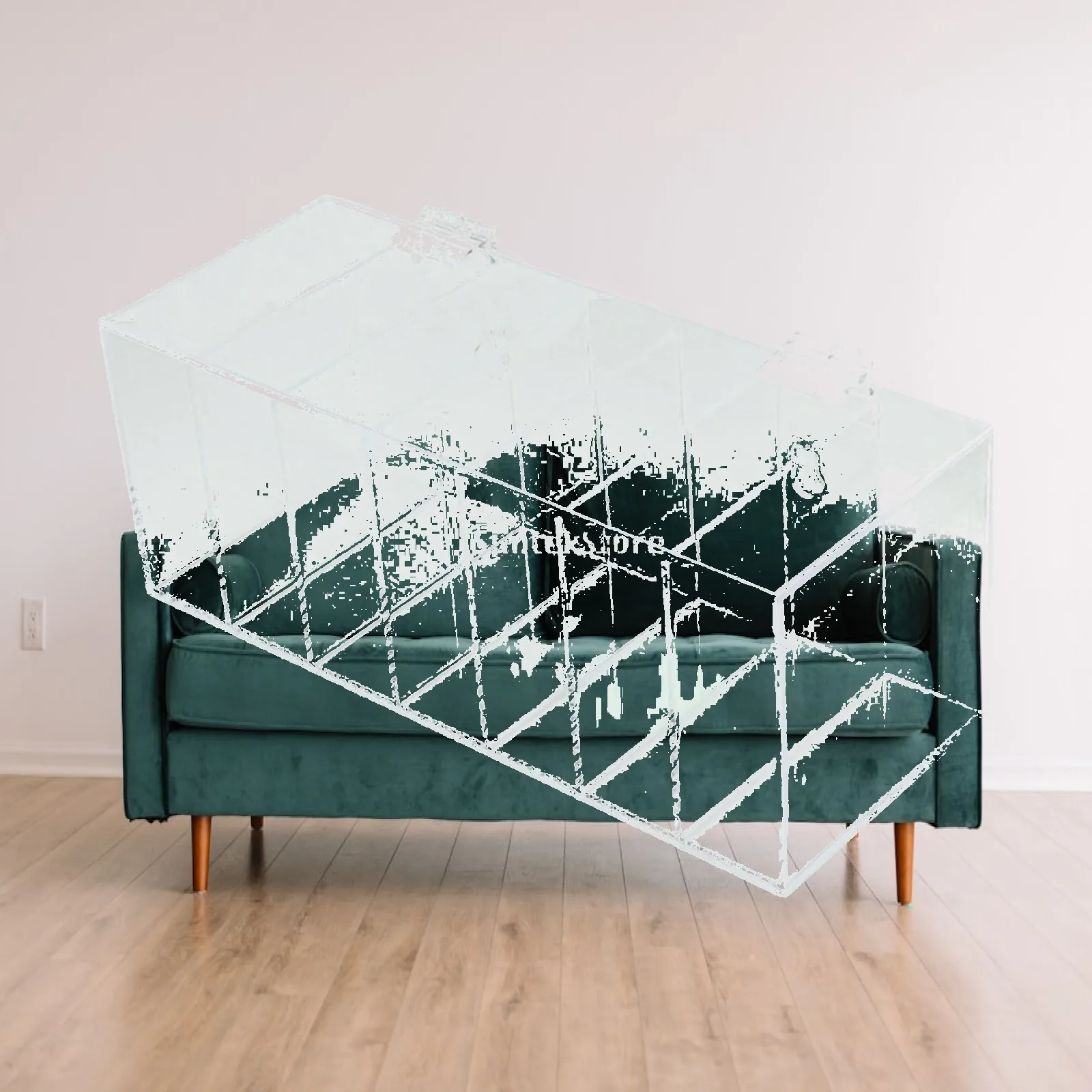 アクリル製ラベルロールホルダー、ディスペンサー、整理用スタンド。透明なステッカー収納ケース。オフィスや家庭での使用に。壁掛け式。手動操作。