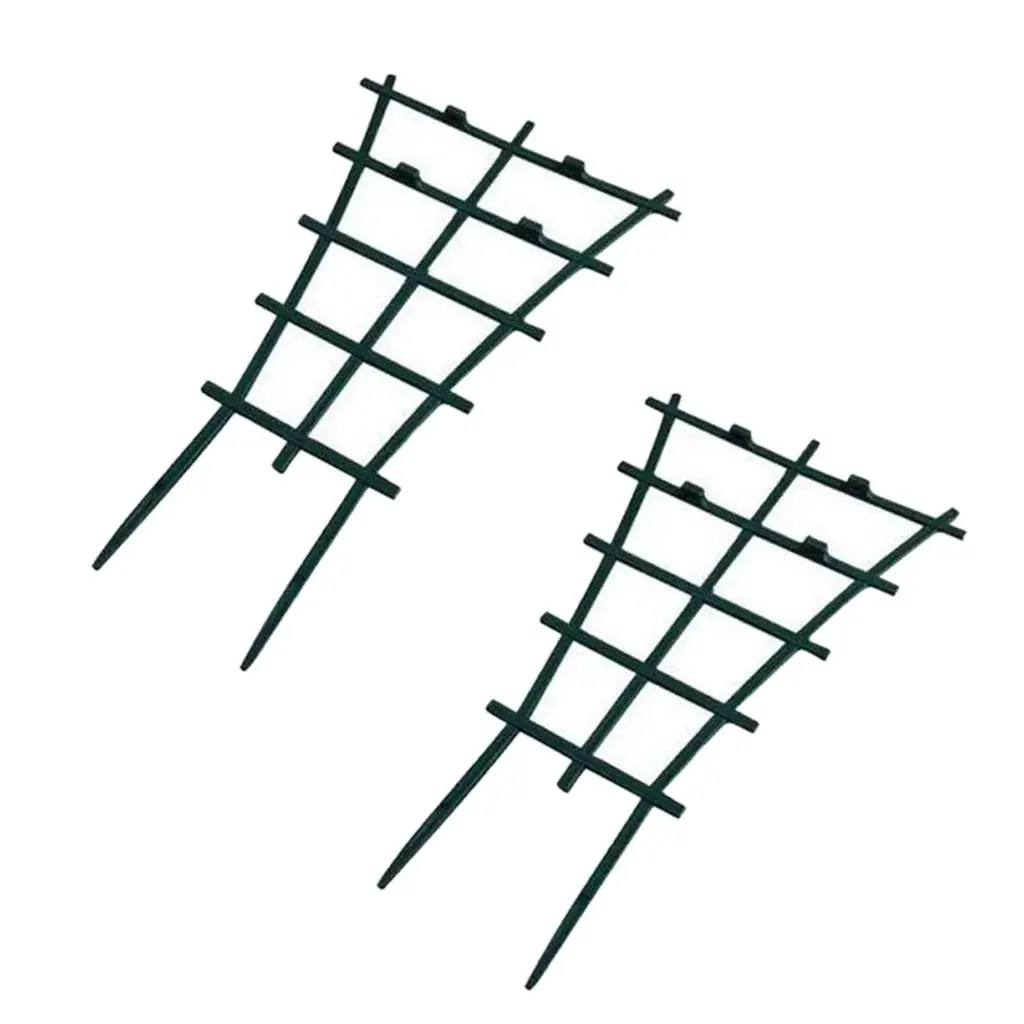 Garden Plant Vine Frame Support Climbing Trellis Grid Panels Flower Pots
