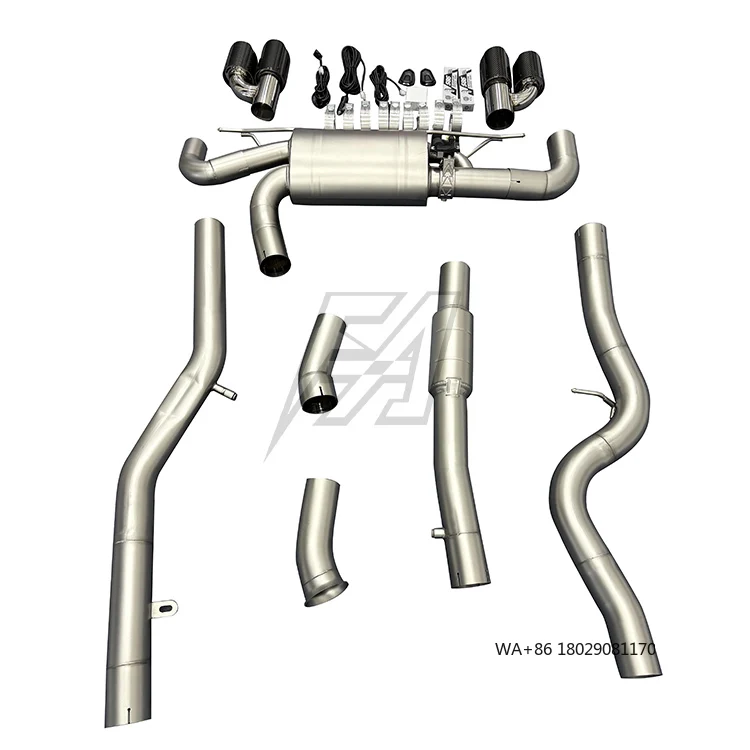 

For 3 4 5 6 7 Series Stainless Steel Exhaust Pipe Electronic Valve Exhaust Muffler High Performance Cat Back Exhaust Pipe