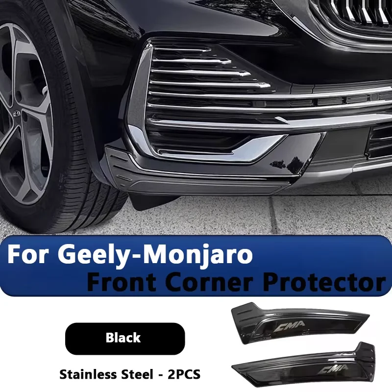 For GEELY Monjaro Manjaro Xingyue L KX11 2025 Front Corner Guard Collision Bar Stainless Steel Front Bumper Scratch Protection