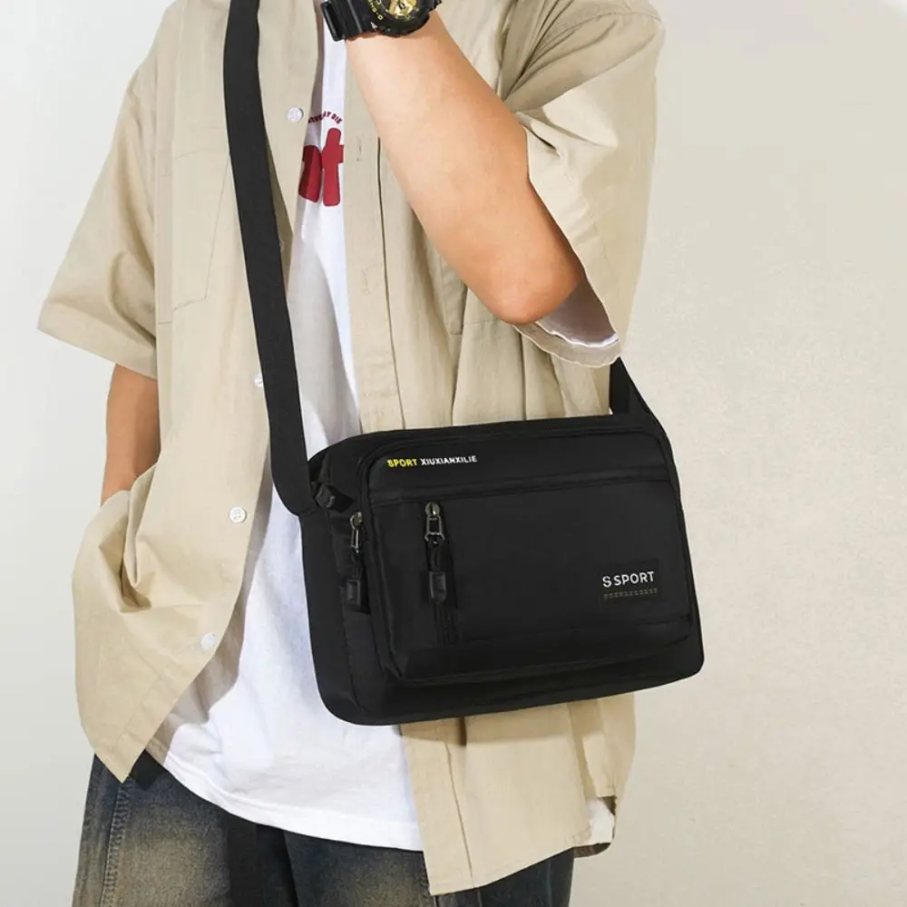 Men Messenger Bags Casual Multifunction Small Travel Bags Waterproof Style Shoulder Fashion  Women Crossbody Bags