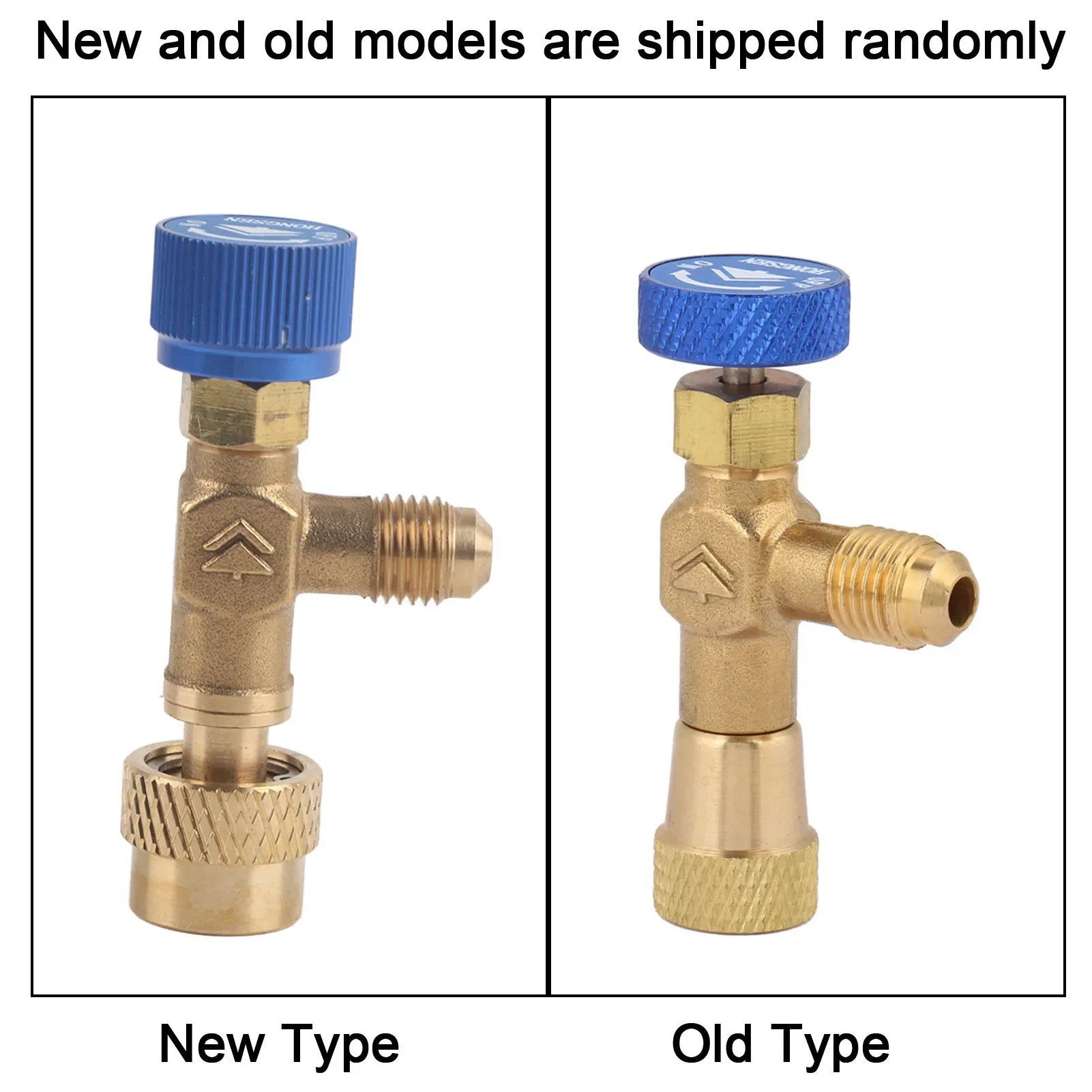 Válvula de control de flujo de 1/4'' para manguera de carga de refrigerante Válvula de control de flujo R22