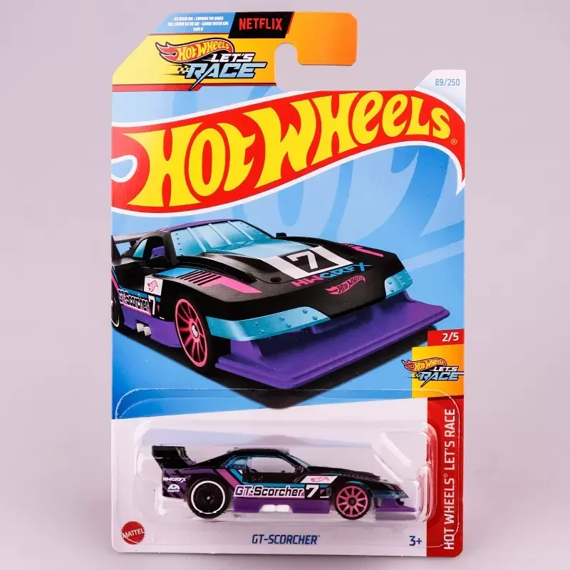 Original Hot Wheels Car Let’s Race Toys for Boys 1/64 Diecast Vehicle Rrroadster Piranha Terror Street Wiener GT-scorcher Gift