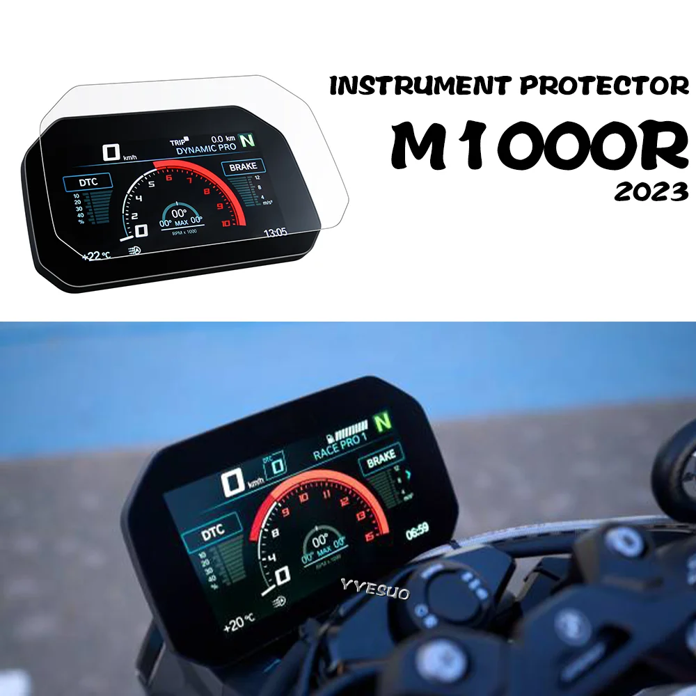 2023 M1000R Accessories Motorcycle Dashboard Screen Protector TPU Instrument Film for BMW M 1000 R M1000R Retrofit Parts