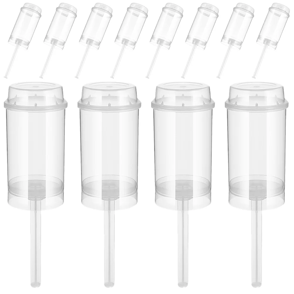 Push Candy Cake Pusher Ice-cream Containers for Food Pops Shooter DIY Molds Transparent