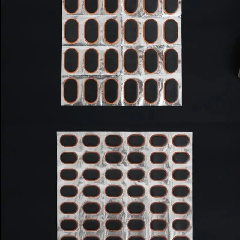 Compact Bicycle Inner Tube Repair Kit 24/48/56Pcs Vulcanizing Patches Glue for Backpack Cycling Travel