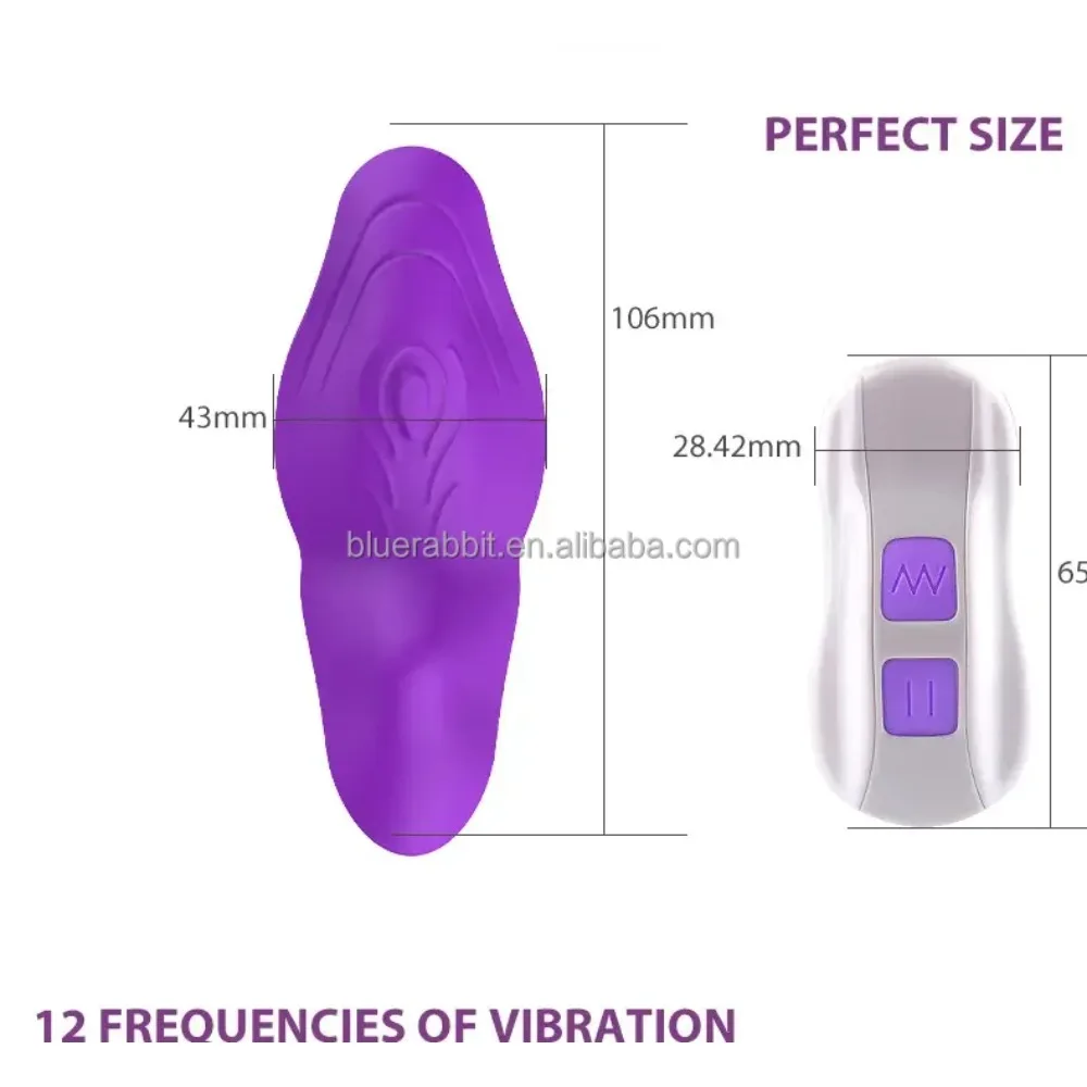 Remote Control Portable Invisible Vibrating Panty Wholesale Clitoris Vibrators Butterfly Panties Vibrators for Women - Image 2