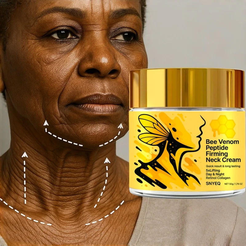 

Роскошный пчелиный веном немедленно подтягивает крем для двойного подбородка и шеи, который обладает коллагеном, ретинолом, никотинамидом.