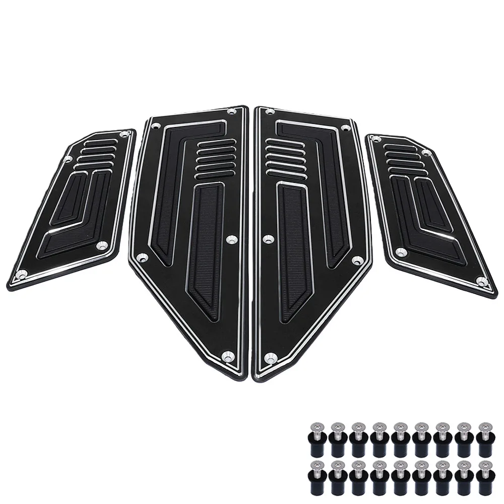 For YAMAHA TMAX530 TMAX 530 T-MAX 530 2012 2013 2014 2015-16 Motorcycle Footboard Steps Motorbike Foot Footrest Pegs Plate Pads