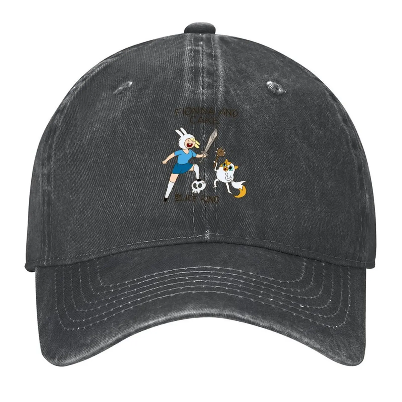 

A Fionna and Cake story, by Ice King Baseball Cap luxury woman cap Hat Man For The Sun birthday Girl'S Hats Men's