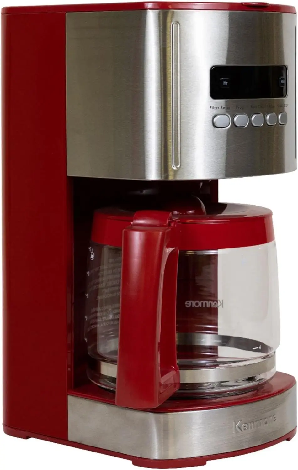 

Kenmore Drip Coffee Maker - Programmable Cafe Machine With Glass Pot, Regular & Bold Brew, Auto Shut Off Large Water