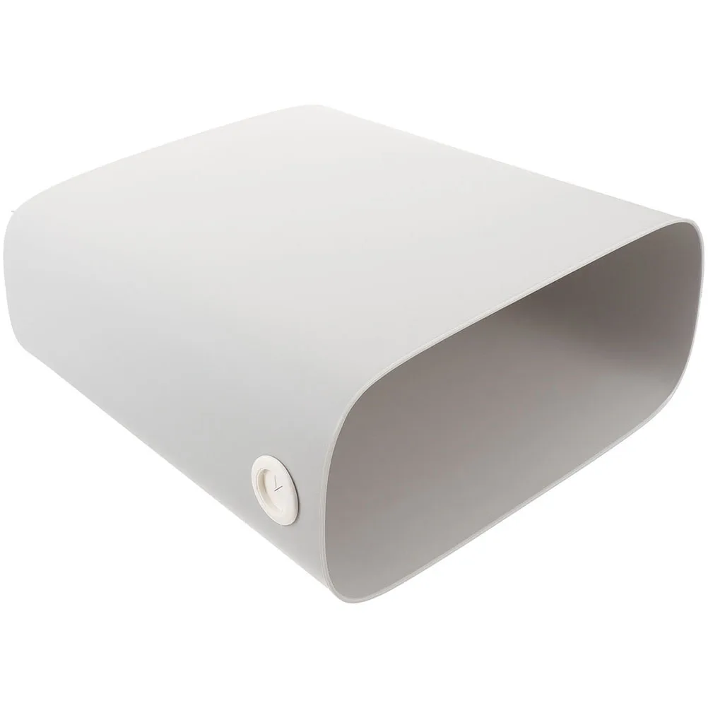 

Small Simple Style Plastic Trash Can Large Capacity Garbage Bin Multi-Use for Kitchen Bathroom Office Bedroom Dorm for Garbage