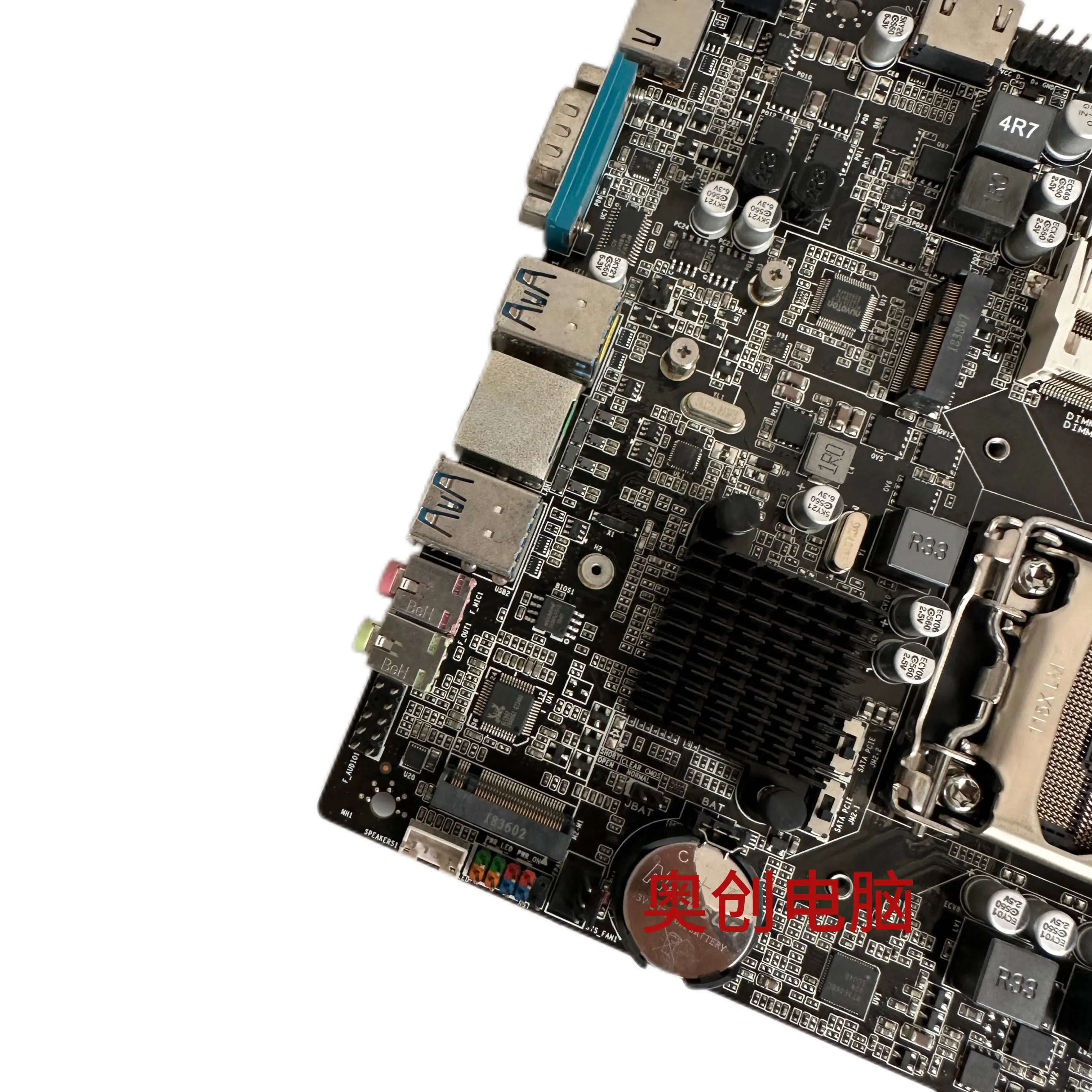 JW H310I-D3 DDR3 memory mini all-in-one machine main board mini board USB3.0 HDMI M.2