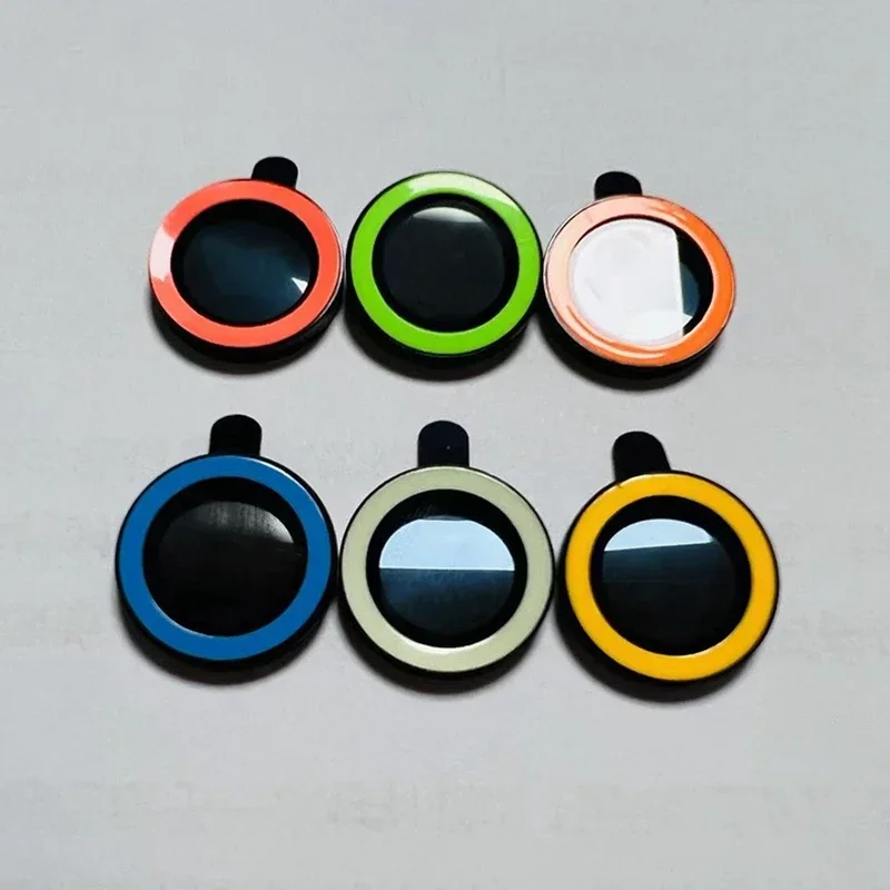 3 قطعة حامي عدسة الكاميرا مضيئة ل 17 15 16 برو ماكس حلقة واقية الزجاج آيفون 16 14 زائد 12 13 زجاج لين خلفي صغير #5