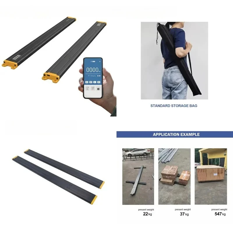 Portable Hanging Bar Scale 500kg Weighing Beam for Pallet Cargo with Logistics Inventory Management App