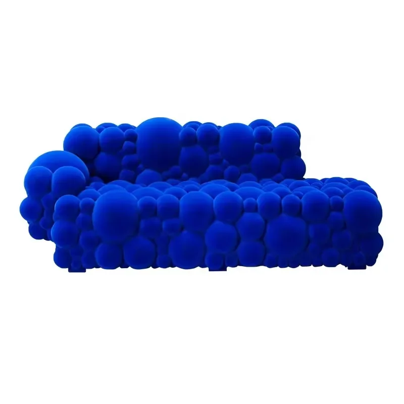 Modern Cotton Fabric Molecular Ball Bubble Sofa Set Living Villa High Quality Styling Contemporary Bedroom Decor Wood