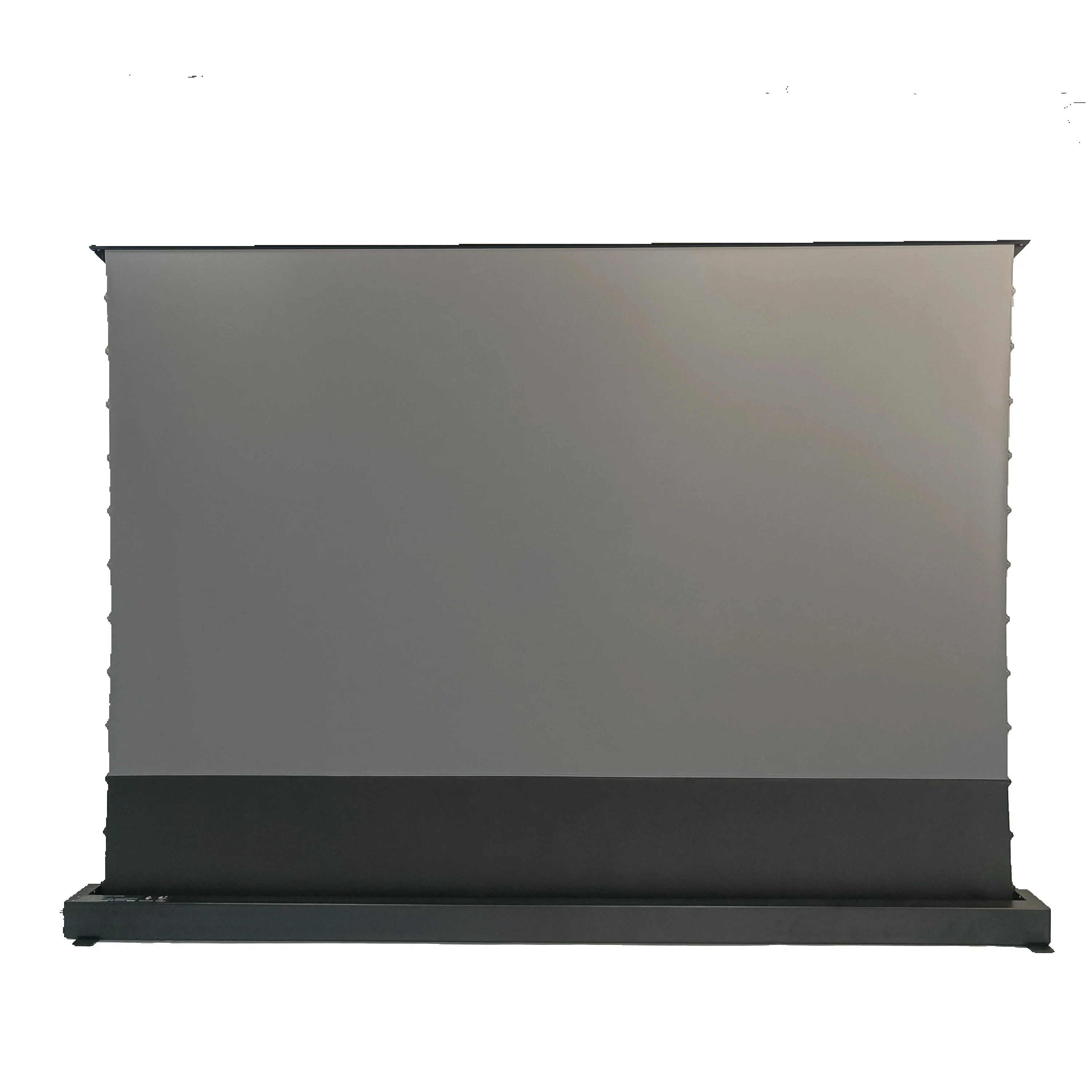 

100 Inch CBSP Motorized Floor Rising Projection Screen With Remote For Ultra Short Throw Laser Projector