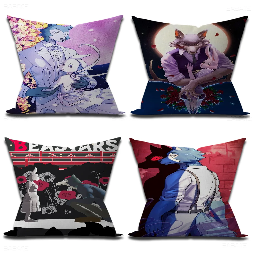 BEASTARS Pillowcase toon Gift Cushion Cover Bedroom Home Sofa Chair Seat Decor pillow case