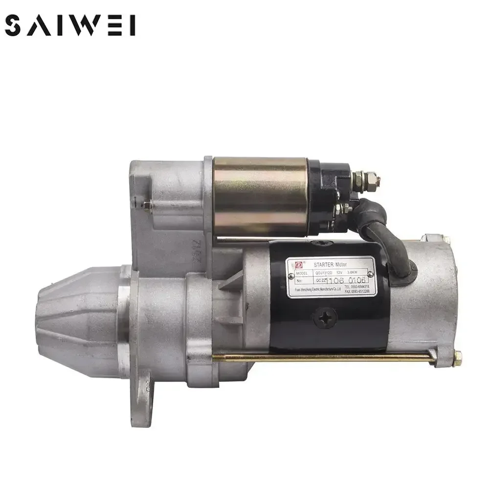 11 Teeth QDJ1312D 12V 3.8KW Engine Starter Motor Power Diesel Generator Motor Starters Electric Genset Accessories Fast Start