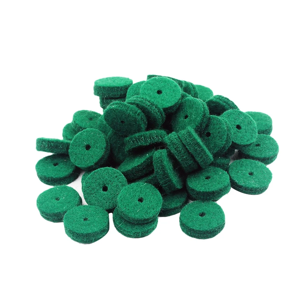 

90pcs Washer Felt Accessories Standard Felt Piano Washer Size Drum Set Repair Parts for Keyboard Leveling Tools