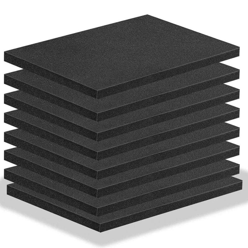 

ABBN-Polyurethane Foam Board,40 X 30 X 2.5Cm Cuttable Foam Insert For Toolbox, Camera, Shockproof Cushioning