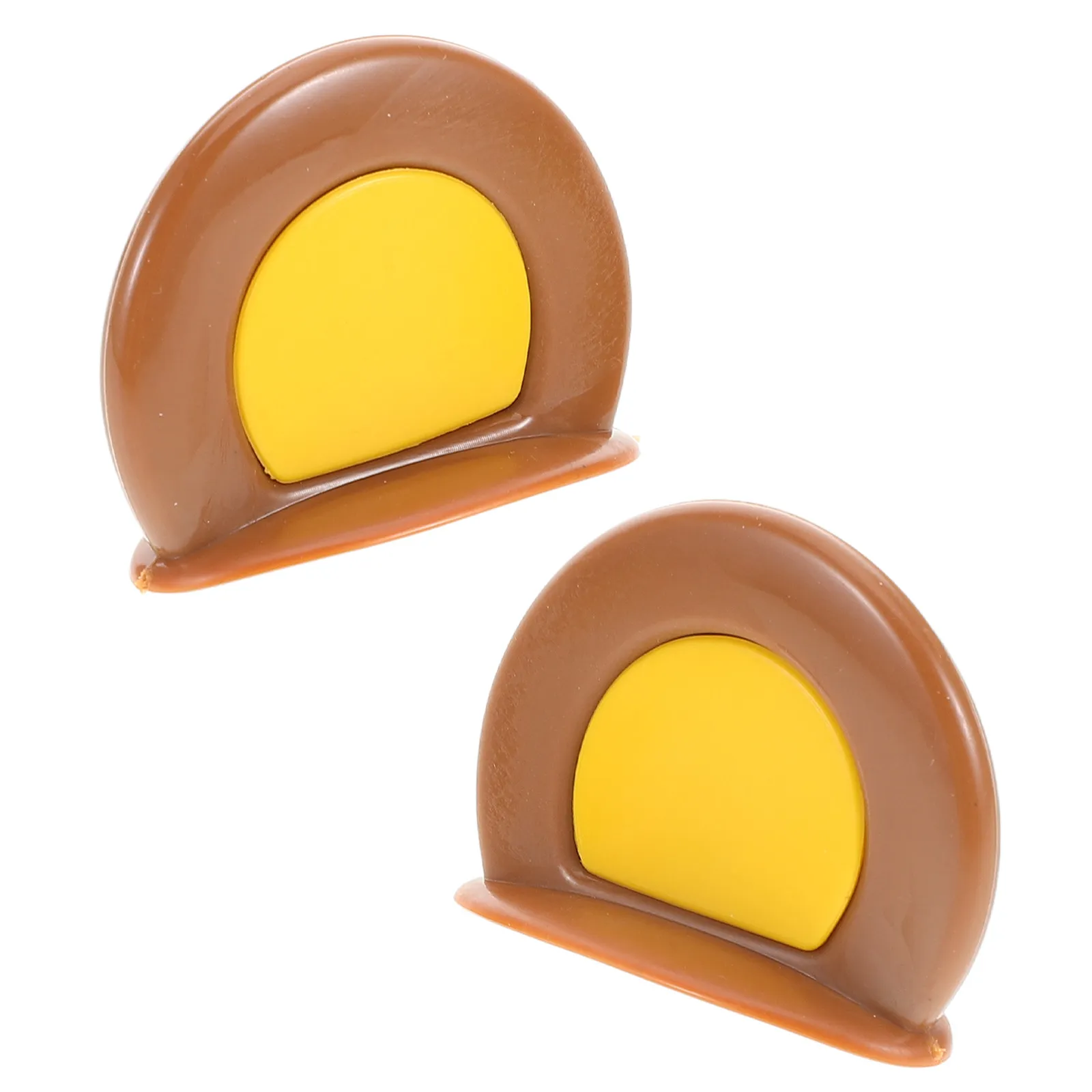 

1Pair Adorable Plastic Bear Ear Decorations for Bike Motorcycle Ski Helmets Easy Install Remove Weather Resistant