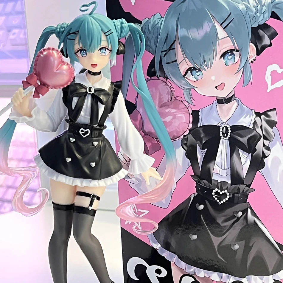 20cm Sexy Girl Hatsune Miku Anime-Figur Mode Subkultur Miku Actionfigur Weihnachtsgeschenk PVC Sammlermodell Puppe Spielzeug