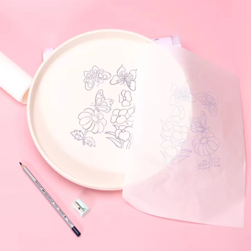 Porcelain Art Transfer Paper Set Creating Handmade DIY Ceramic Handicrafts Doodles Painting Printing Copying Transfer Paper Set