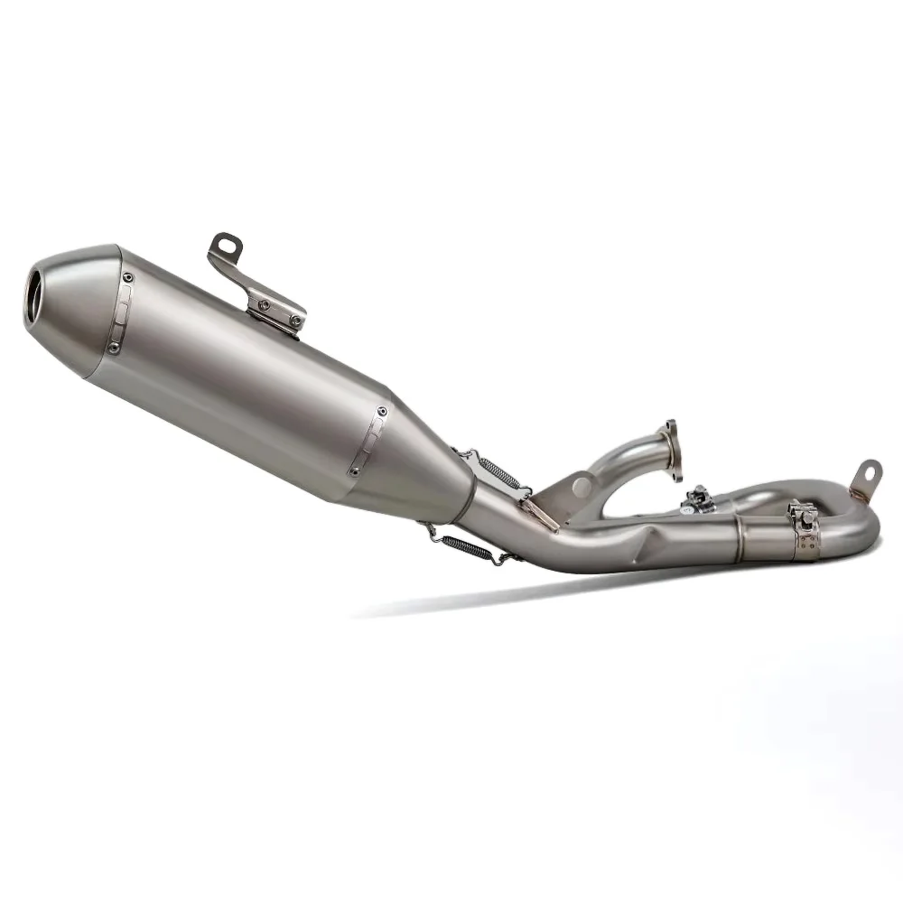 Motorcycle Full Exhaust System for Yamaha YZ450F 2017 2018 WR450F 2018 2019 Exhaust Front Tail Link Pipe Muffler Moto Escape