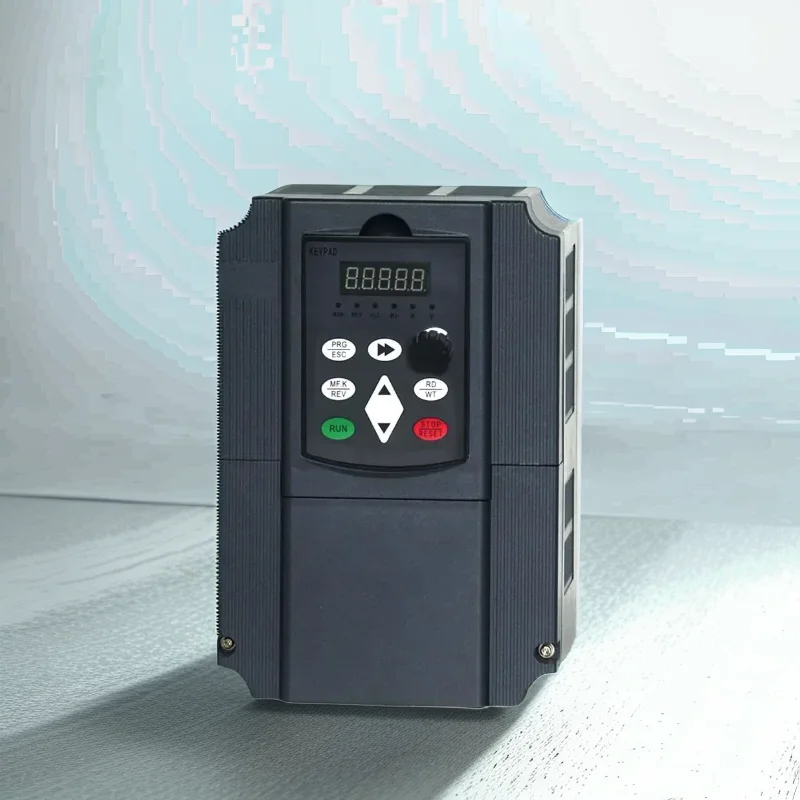 Compact 380V Industrial VFD Drive 1.5KW-11KW with Encoder Feedback & Real-Time Monitoring Interface