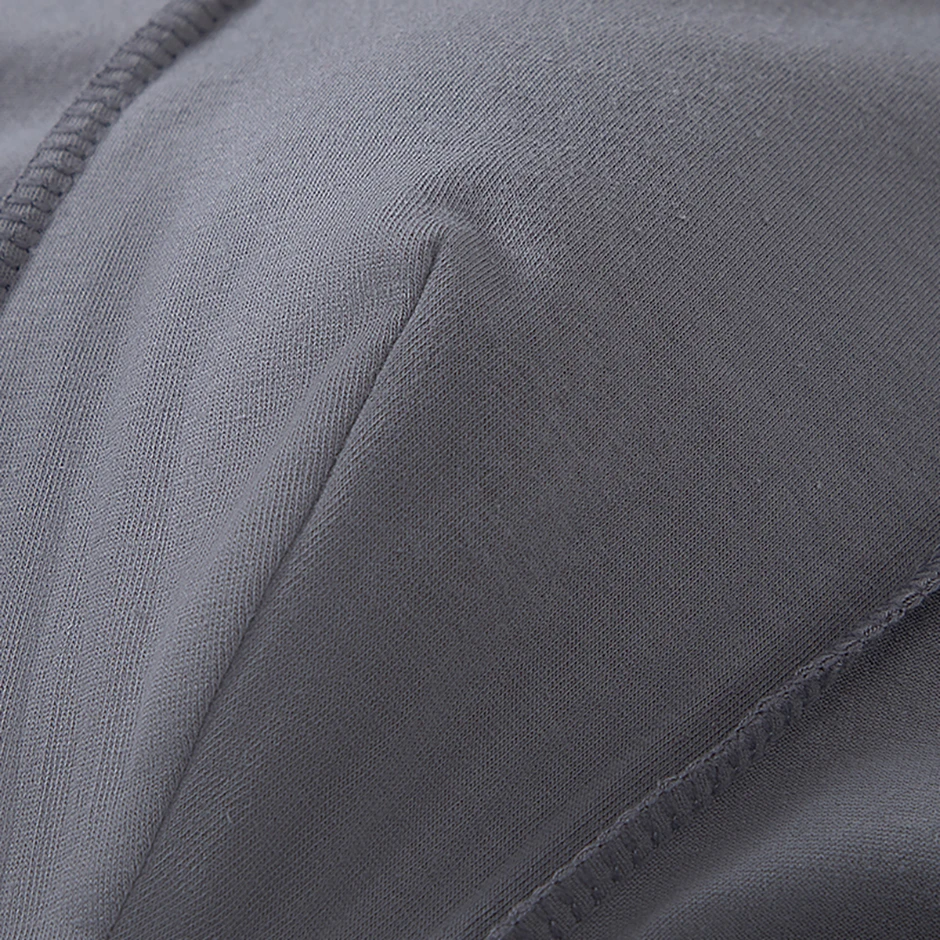 4-teiliges Set Herren-Unterwäsche aus Baumwolle in Uni-Farben, lässig und vielseitig, elastischer Bund, bequeme Boxershorts in Übergröße – Detail 13