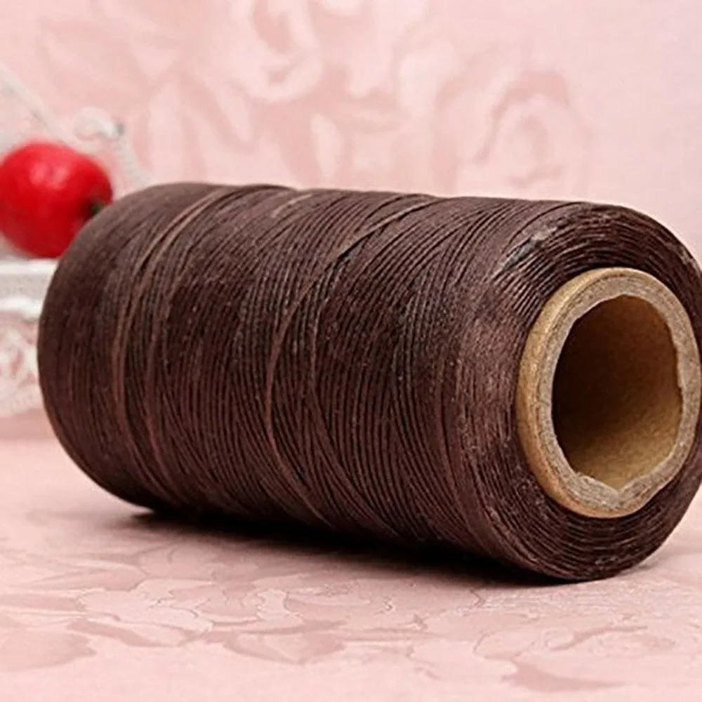 High Quality Durable 260 Meters 0.8mm 150D Leather Waxed Thread Cord for DIY Handicraft Tool Hand Stitching Thread