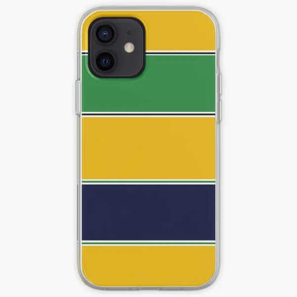 Ayrton Senna Colour Scheme Iphone Tough  Phone Case Customizable for iPhone 6 6S 7 8 Plus X XS XR Max 11 12 13 14 Pro Max Mini