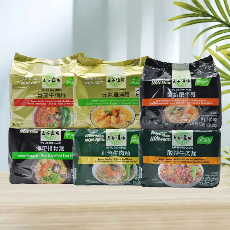 Лапша Wugudaochang 17,65/17,83/18,89/20,83 унции (500/505/535/590 г)*1 упаковка Бесплатное приготовление фаст-фуда ленивое питание