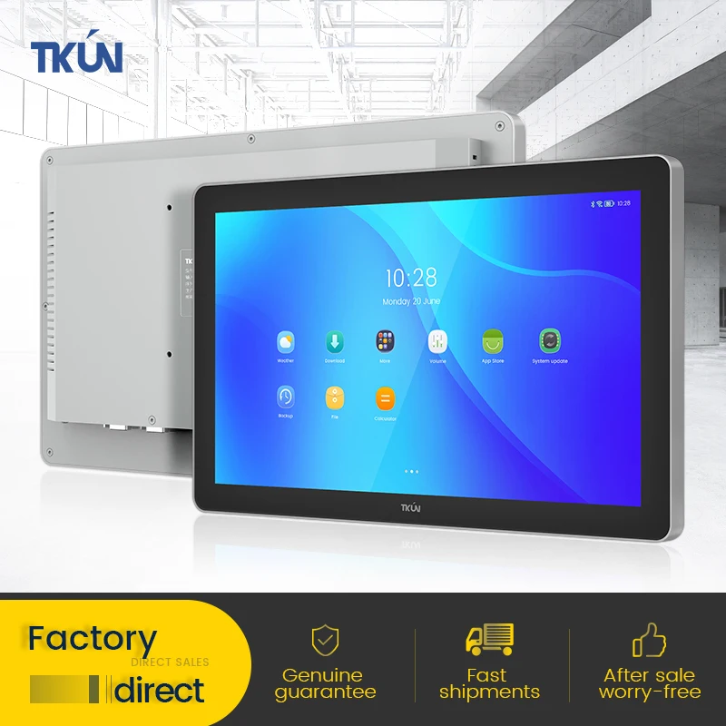 TKUN 15,6 inch capacitieve multi-touch AIO-machine 1000nit Shipborne waterdichte maritieme Android alles-in-één computer Industria PC