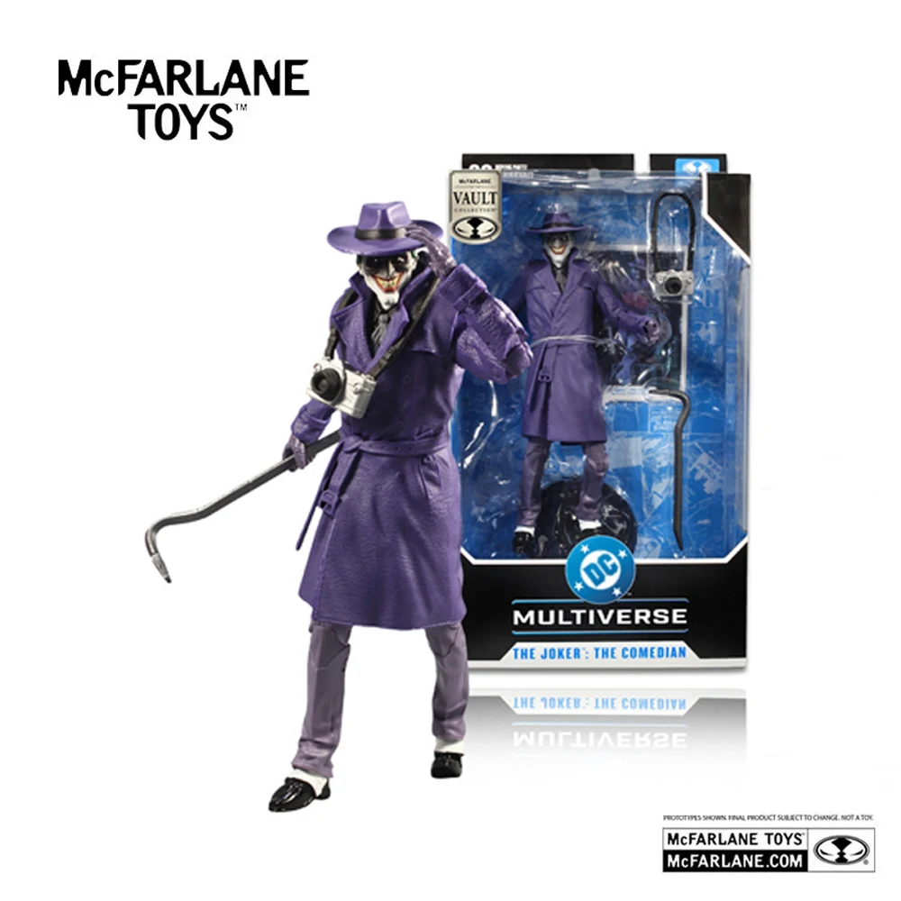 McFarlane Toys McFarlane Vault Collection Wave 2 DC Multiverse Joker The Comedian Figura de acción de 7 pulgadas Modelo Muñeco Kit de garaje